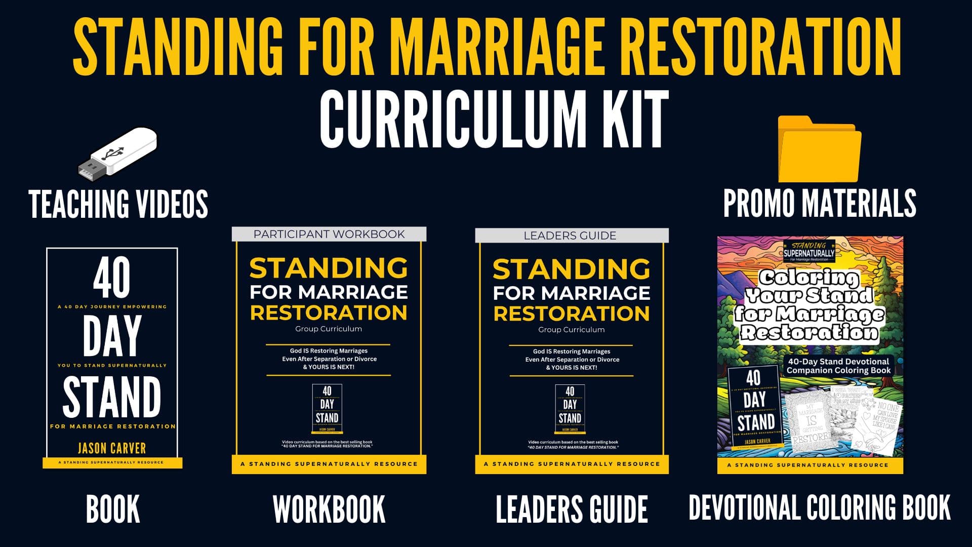 Standing for Marriage Restoration church curriculum kit