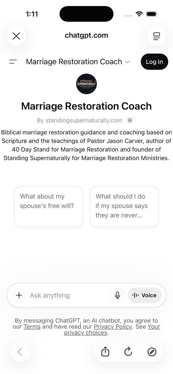 Your Marriage Restoration AI Coach
