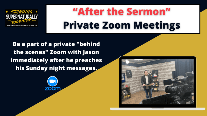 “After the Sermon” Sunday night Zooms