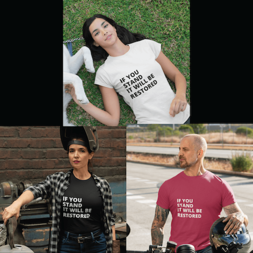 "If You Stand" T-Shirt (Black & Red Available)