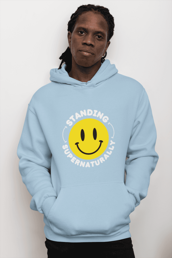"Smile" - Hoodie (Light Blue, Black & Red Available)