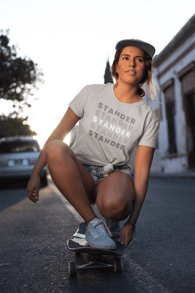 "Stander" T-Shirt (Ash, Black, Soft Cream, Asphalt, Pink & Heather Red Available)