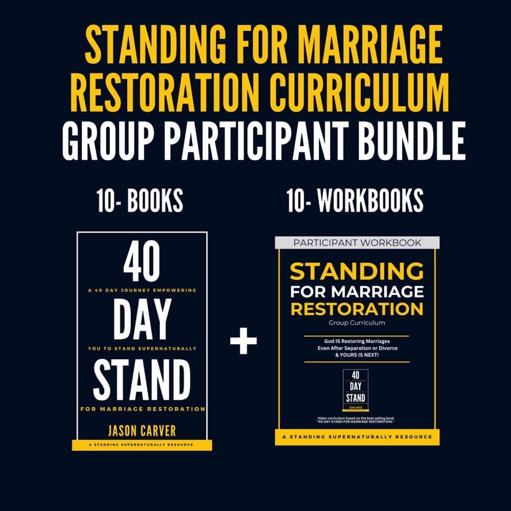 Standing For Marriage Restoration Small Group Curriculum - Participant Bundle (10 Participant Packs)