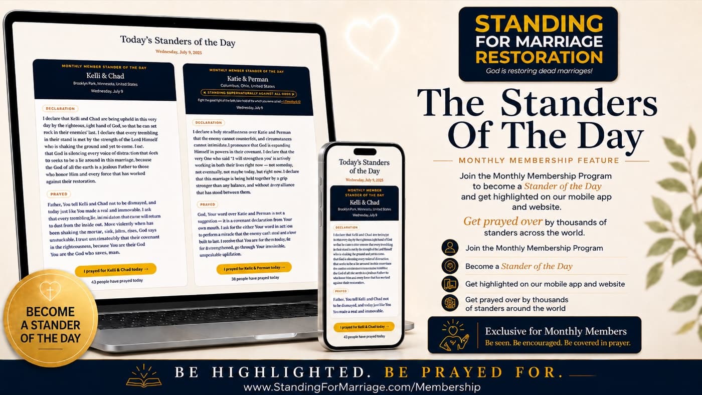 The Standers of the Day — a Monthly Membership feature