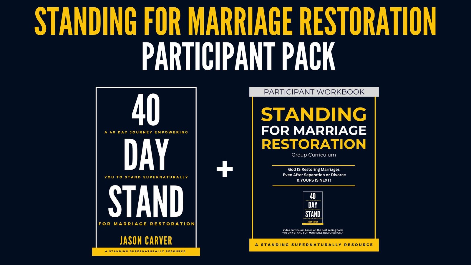 40 Day Stand Book and Participant Workbook