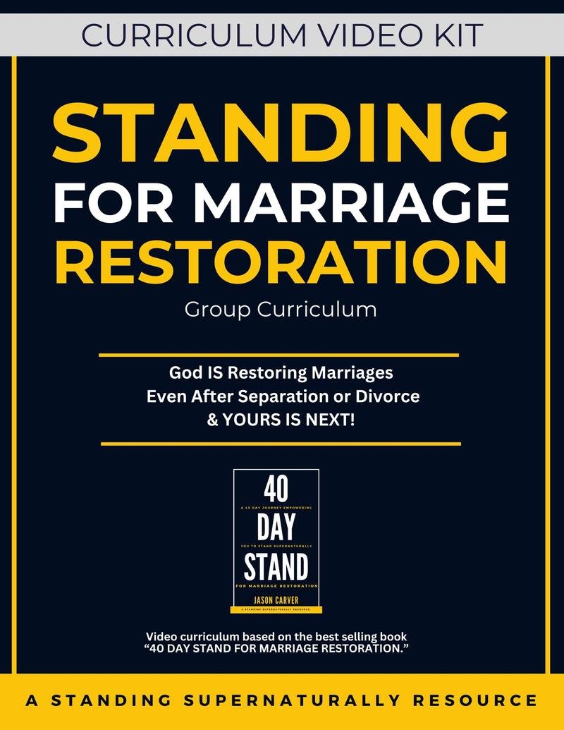Standing for Marriage Restoration Curriculum Kit