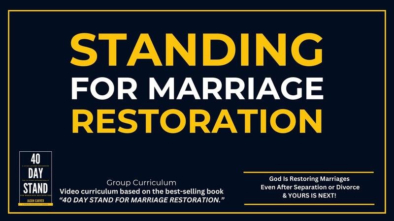 Standing for Marriage Restoration